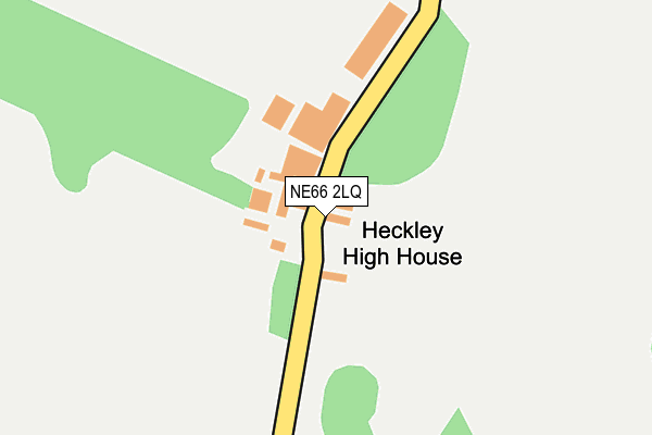 NE66 2LQ map - OS OpenMap – Local (Ordnance Survey) NE66 2LQ map - OS OpenMap – Local (Ordnance Survey)
