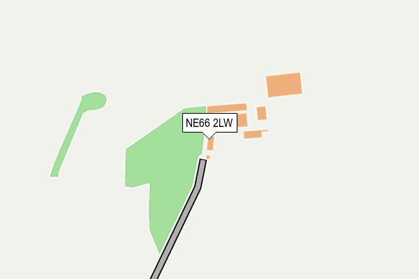 NE66 2LW map - OS OpenMap – Local (Ordnance Survey) NE66 2LW map - OS OpenMap – Local (Ordnance Survey)
