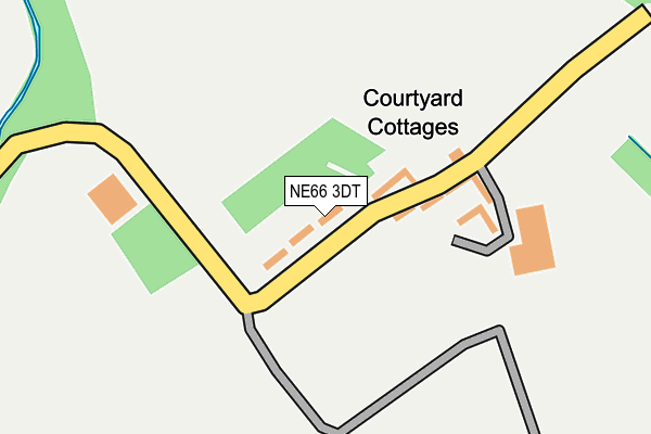 NE66 3DT map - OS OpenMap – Local (Ordnance Survey) NE66 3DT map - OS OpenMap – Local (Ordnance Survey)