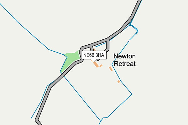 NE66 3HA map - OS OpenMap – Local (Ordnance Survey) NE66 3HA map - OS OpenMap – Local (Ordnance Survey)