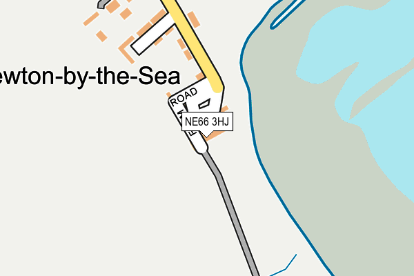 NE66 3HJ map - OS OpenMap – Local (Ordnance Survey) NE66 3HJ map - OS OpenMap – Local (Ordnance Survey)