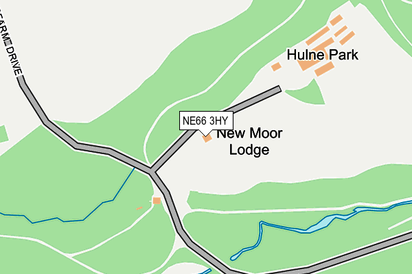 NE66 3HY map - OS OpenMap – Local (Ordnance Survey) NE66 3HY map - OS OpenMap – Local (Ordnance Survey)