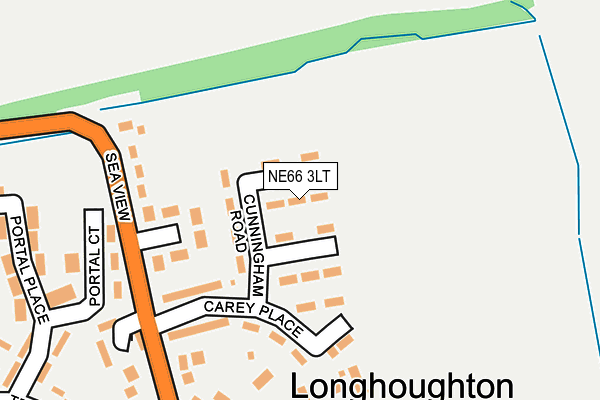 NE66 3LT map - OS OpenMap – Local (Ordnance Survey) NE66 3LT map - OS OpenMap – Local (Ordnance Survey)