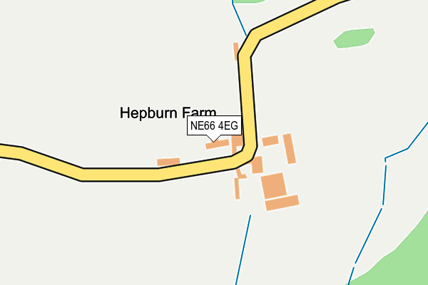 NE66 4EG map - OS OpenMap – Local (Ordnance Survey) NE66 4EG map - OS OpenMap – Local (Ordnance Survey)