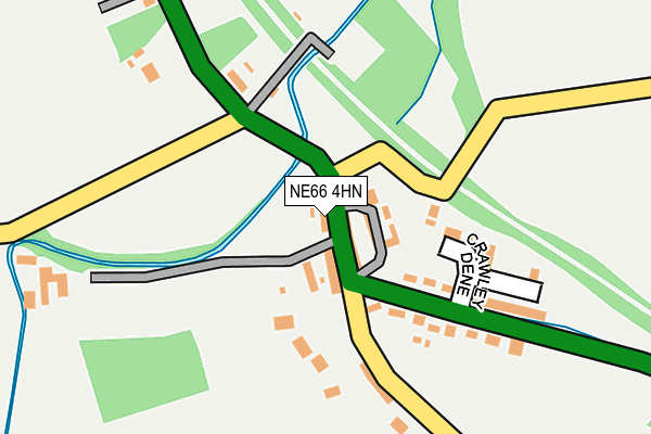 NE66 4HN map - OS OpenMap – Local (Ordnance Survey) NE66 4HN map - OS OpenMap – Local (Ordnance Survey)