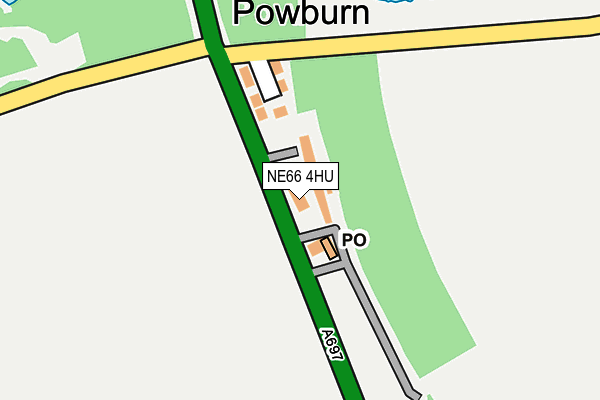 NE66 4HU map - OS OpenMap – Local (Ordnance Survey) NE66 4HU map - OS OpenMap – Local (Ordnance Survey)