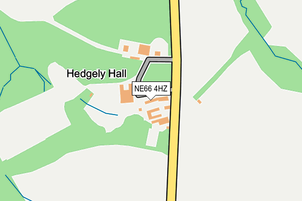 NE66 4HZ map - OS OpenMap – Local (Ordnance Survey) NE66 4HZ map - OS OpenMap – Local (Ordnance Survey)