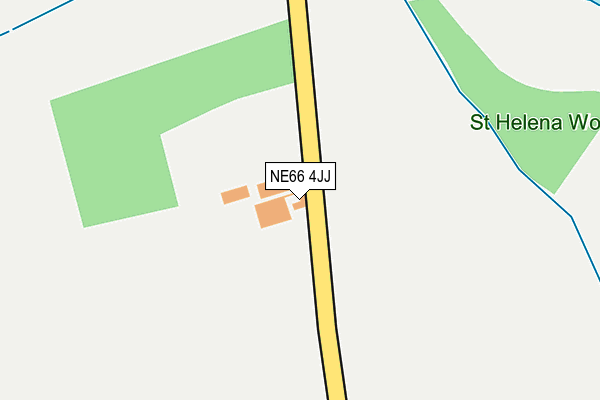NE66 4JJ map - OS OpenMap – Local (Ordnance Survey) NE66 4JJ map - OS OpenMap – Local (Ordnance Survey)