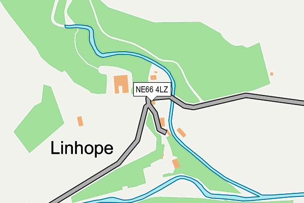 NE66 4LZ map - OS OpenMap – Local (Ordnance Survey) NE66 4LZ map - OS OpenMap – Local (Ordnance Survey)