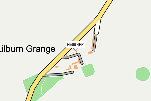 NE66 4PP map - OS OpenMap – Local (Ordnance Survey) NE66 4PP map - OS OpenMap – Local (Ordnance Survey)
