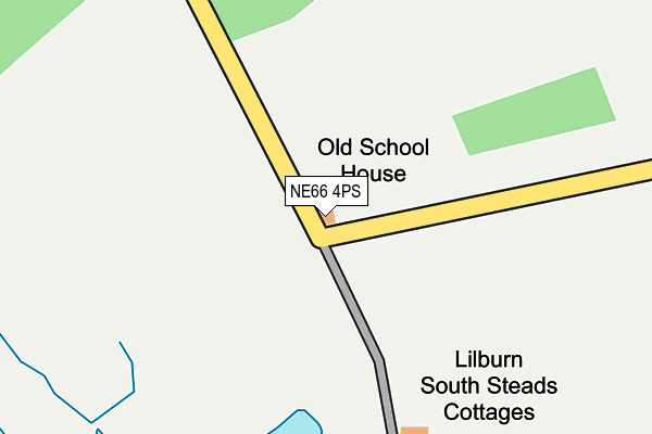NE66 4PS map - OS OpenMap – Local (Ordnance Survey) NE66 4PS map - OS OpenMap – Local (Ordnance Survey)