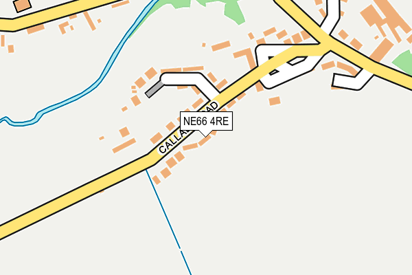 NE66 4RE map - OS OpenMap – Local (Ordnance Survey) NE66 4RE map - OS OpenMap – Local (Ordnance Survey)