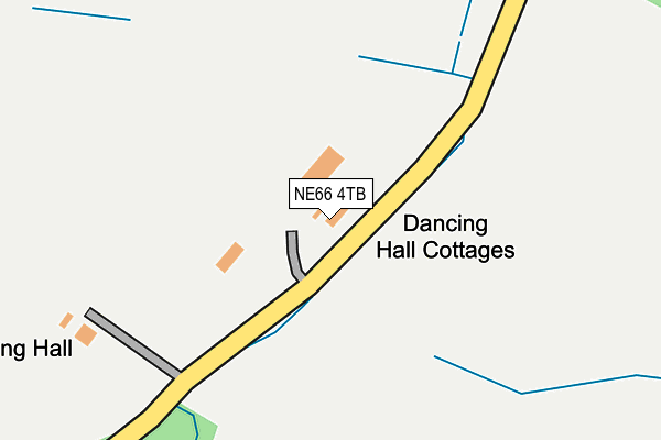 NE66 4TB map - OS OpenMap – Local (Ordnance Survey) NE66 4TB map - OS OpenMap – Local (Ordnance Survey)