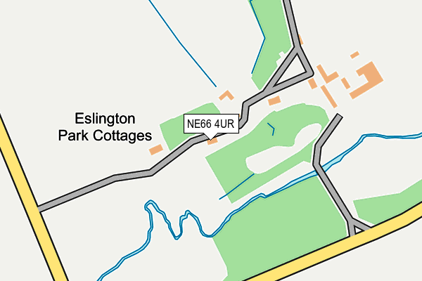 NE66 4UR map - OS OpenMap – Local (Ordnance Survey) NE66 4UR map - OS OpenMap – Local (Ordnance Survey)
