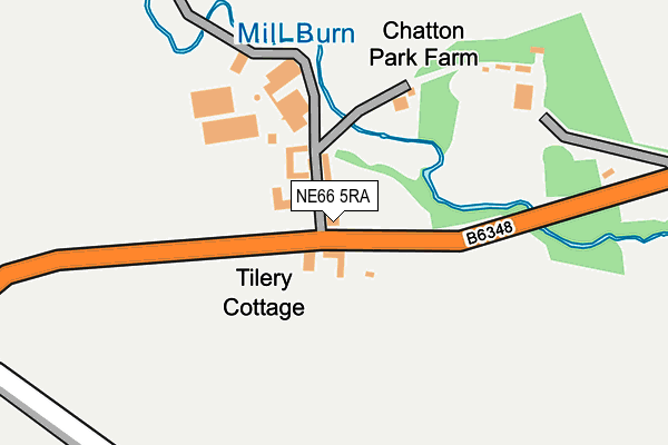 NE66 5RA map - OS OpenMap – Local (Ordnance Survey) NE66 5RA map - OS OpenMap – Local (Ordnance Survey)