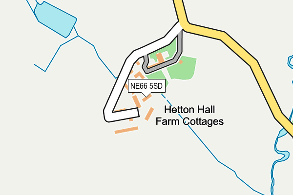 NE66 5SD map - OS OpenMap – Local (Ordnance Survey) NE66 5SD map - OS OpenMap – Local (Ordnance Survey)