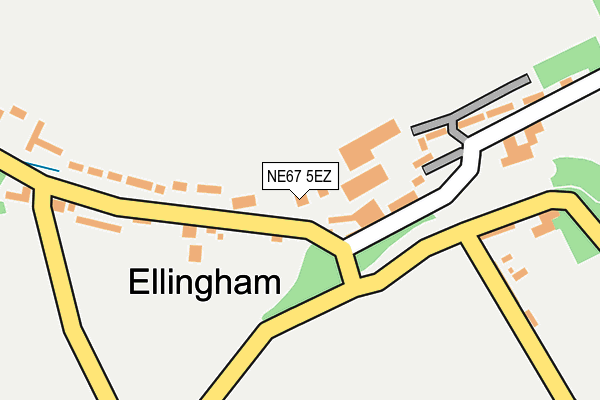 NE67 5EZ map - OS OpenMap – Local (Ordnance Survey) NE67 5EZ map - OS OpenMap – Local (Ordnance Survey)