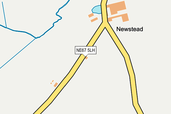 NE67 5LH map - OS OpenMap – Local (Ordnance Survey) NE67 5LH map - OS OpenMap – Local (Ordnance Survey)
