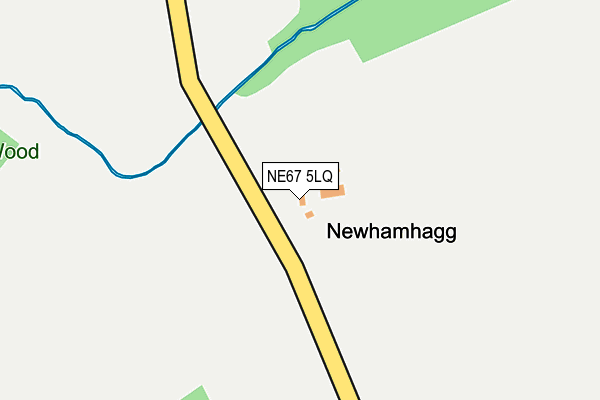 NE67 5LQ map - OS OpenMap – Local (Ordnance Survey) NE67 5LQ map - OS OpenMap – Local (Ordnance Survey)