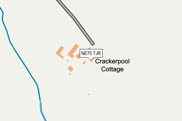NE70 7JR map - OS OpenMap – Local (Ordnance Survey) NE70 7JR map - OS OpenMap – Local (Ordnance Survey)