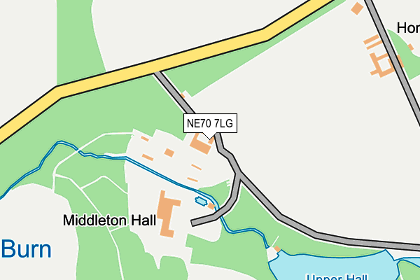 NE70 7LG map - OS OpenMap – Local (Ordnance Survey) NE70 7LG map - OS OpenMap – Local (Ordnance Survey)