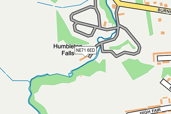 NE71 6ED map - OS OpenMap – Local (Ordnance Survey) NE71 6ED map - OS OpenMap – Local (Ordnance Survey)