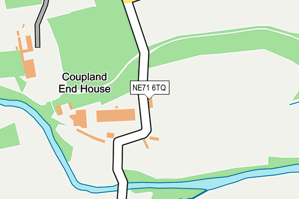 NE71 6TQ map - OS OpenMap – Local (Ordnance Survey) NE71 6TQ map - OS OpenMap – Local (Ordnance Survey)