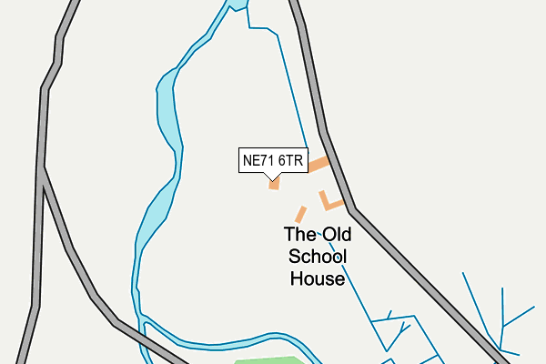 NE71 6TR map - OS OpenMap – Local (Ordnance Survey) NE71 6TR map - OS OpenMap – Local (Ordnance Survey)