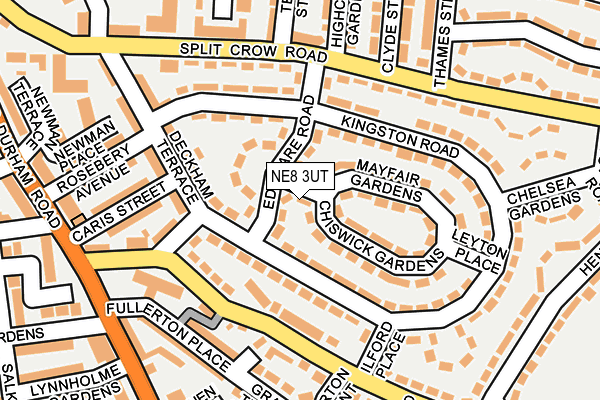 NE8 3UT map - OS OpenMap – Local (Ordnance Survey) NE8 3UT map - OS OpenMap – Local (Ordnance Survey)