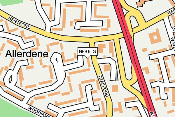NE9 6LG map - OS OpenMap – Local (Ordnance Survey) NE9 6LG map - OS OpenMap – Local (Ordnance Survey)