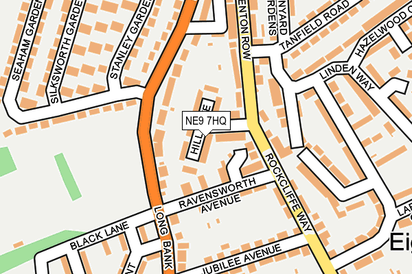 NE9 7HQ map - OS OpenMap – Local (Ordnance Survey) NE9 7HQ map - OS OpenMap – Local (Ordnance Survey)