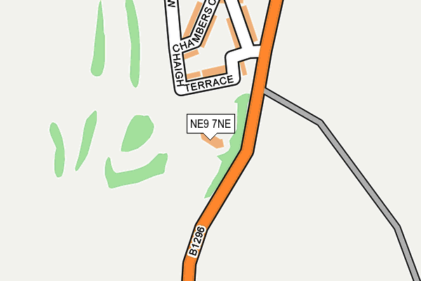 NE9 7NE map - OS OpenMap – Local (Ordnance Survey) NE9 7NE map - OS OpenMap – Local (Ordnance Survey)