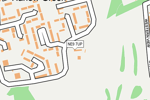 NE9 7UP map - OS OpenMap – Local (Ordnance Survey) NE9 7UP map - OS OpenMap – Local (Ordnance Survey)