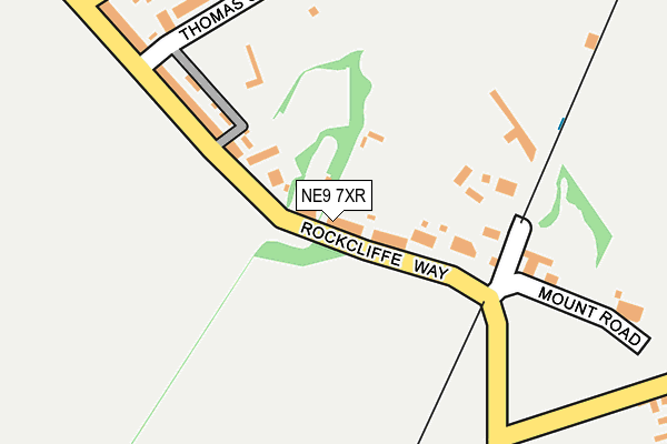 NE9 7XR map - OS OpenMap – Local (Ordnance Survey) NE9 7XR map - OS OpenMap – Local (Ordnance Survey)