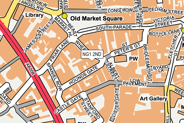 NG1 2ND map - OS OpenMap – Local (Ordnance Survey) NG1 2ND map - OS OpenMap – Local (Ordnance Survey)