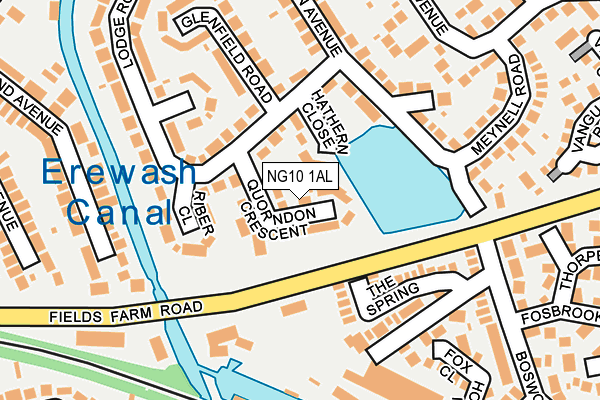 NG10 1AL map - OS OpenMap – Local (Ordnance Survey) NG10 1AL map - OS OpenMap – Local (Ordnance Survey)