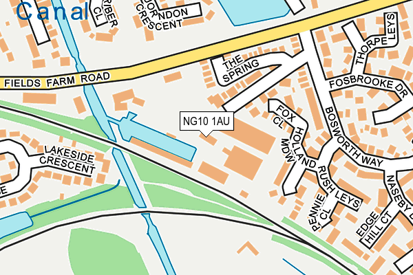 NG10 1AU map - OS OpenMap – Local (Ordnance Survey) NG10 1AU map - OS OpenMap – Local (Ordnance Survey)