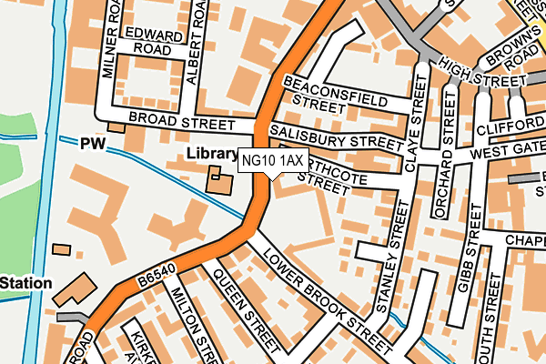 NG10 1AX map - OS OpenMap – Local (Ordnance Survey) NG10 1AX map - OS OpenMap – Local (Ordnance Survey)