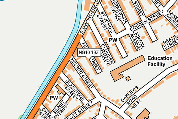NG10 1BZ map - OS OpenMap – Local (Ordnance Survey) NG10 1BZ map - OS OpenMap – Local (Ordnance Survey)