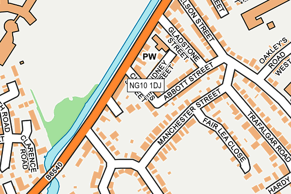 NG10 1DJ map - OS OpenMap – Local (Ordnance Survey) NG10 1DJ map - OS OpenMap – Local (Ordnance Survey)