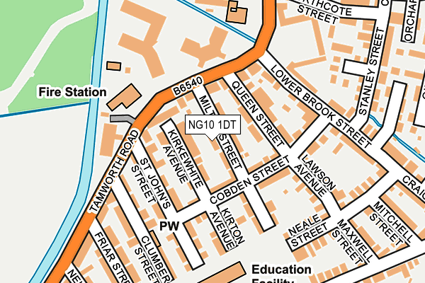 NG10 1DT map - OS OpenMap – Local (Ordnance Survey) NG10 1DT map - OS OpenMap – Local (Ordnance Survey)