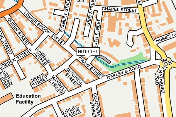 NG10 1ET map - OS OpenMap – Local (Ordnance Survey) NG10 1ET map - OS OpenMap – Local (Ordnance Survey)