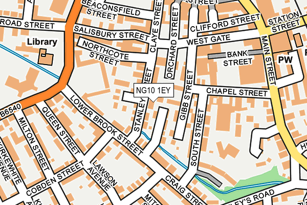 NG10 1EY map - OS OpenMap – Local (Ordnance Survey) NG10 1EY map - OS OpenMap – Local (Ordnance Survey)