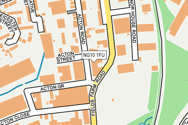 NG10 1FU map - OS OpenMap – Local (Ordnance Survey) NG10 1FU map - OS OpenMap – Local (Ordnance Survey)