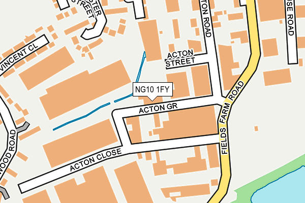 NG10 1FY map - OS OpenMap – Local (Ordnance Survey) NG10 1FY map - OS OpenMap – Local (Ordnance Survey)