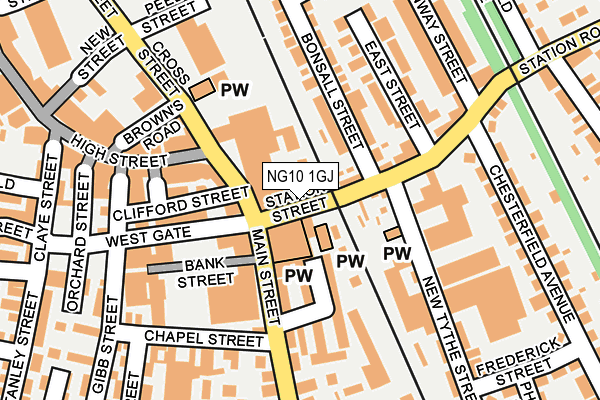 NG10 1GJ map - OS OpenMap – Local (Ordnance Survey) NG10 1GJ map - OS OpenMap – Local (Ordnance Survey)