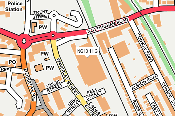 NG10 1HG map - OS OpenMap – Local (Ordnance Survey) NG10 1HG map - OS OpenMap – Local (Ordnance Survey)