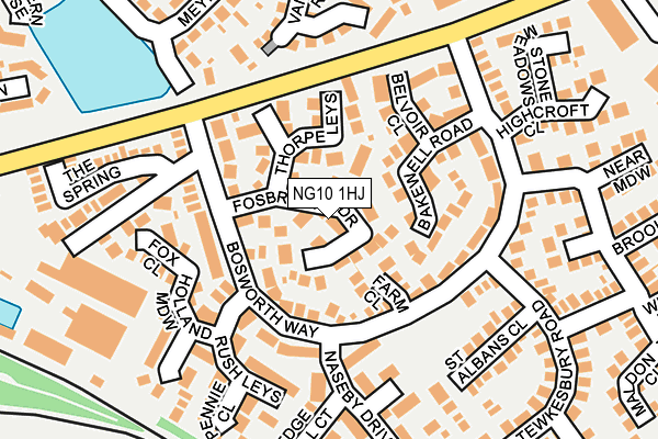 NG10 1HJ map - OS OpenMap – Local (Ordnance Survey) NG10 1HJ map - OS OpenMap – Local (Ordnance Survey)