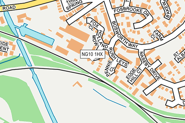 NG10 1HX map - OS OpenMap – Local (Ordnance Survey) NG10 1HX map - OS OpenMap – Local (Ordnance Survey)