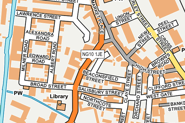 NG10 1JE map - OS OpenMap – Local (Ordnance Survey) NG10 1JE map - OS OpenMap – Local (Ordnance Survey)